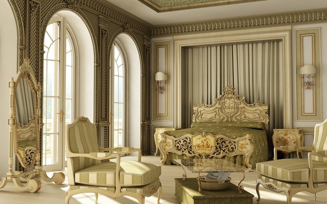 Classic interior decoration style